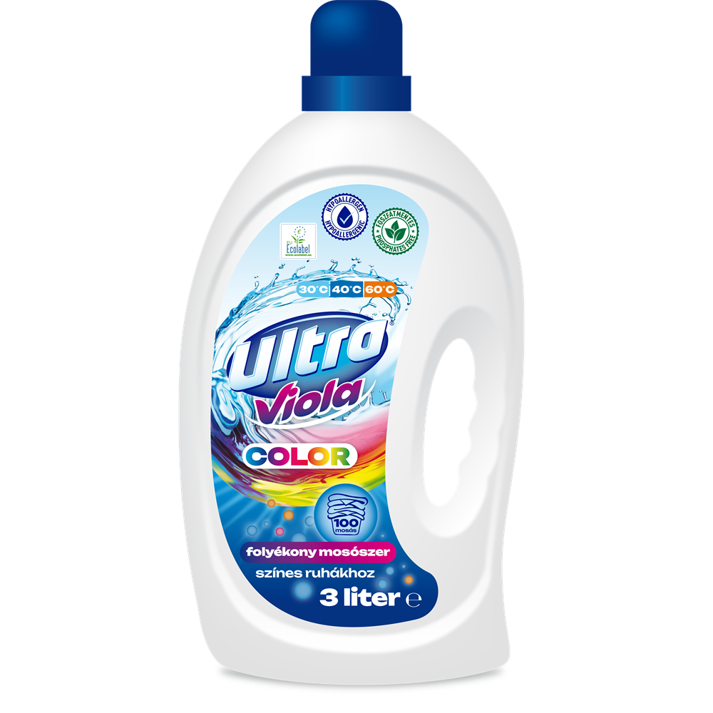 Mosógél 3 liter (100 mosás) színes ruhákhoz Ultra Viola Color kép