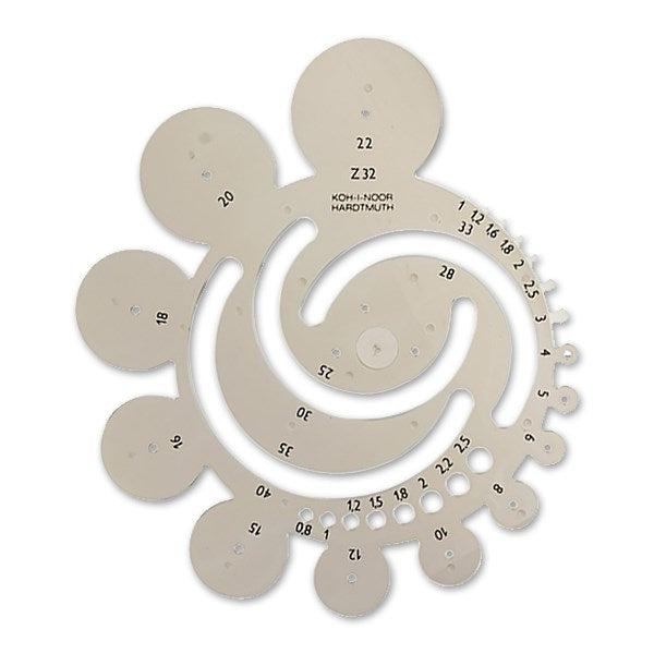 Sablon KOH-I-NOOR rádiusz 749002 kép