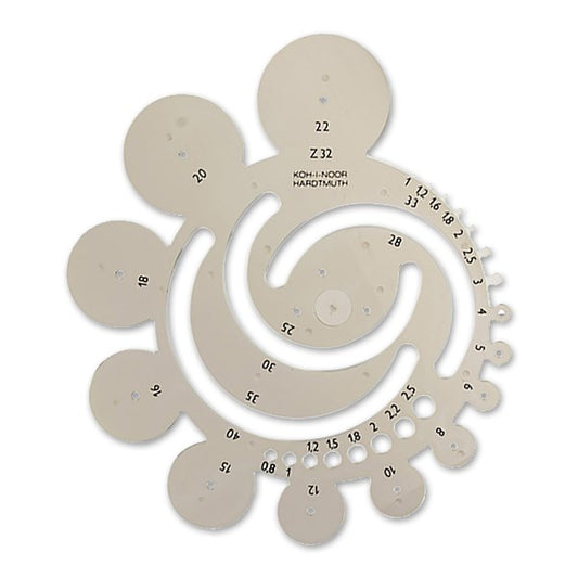 Sablon KOH-I-NOOR rádiusz 749002 kép