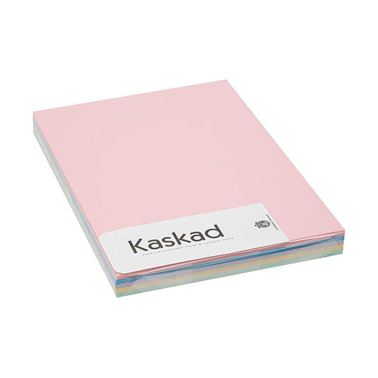 Dekorációs karton KASKAD A/4 160 g pasztell vegyes színek 5x25 íves kép