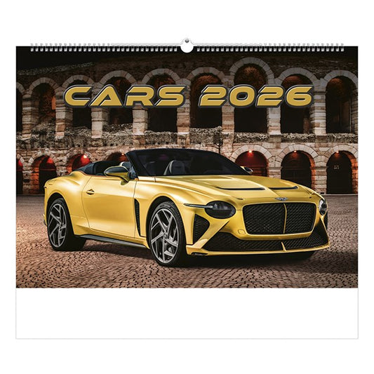 Falinaptár TOPTIMER T092 450x315mm fekvő Cars 2026. kép