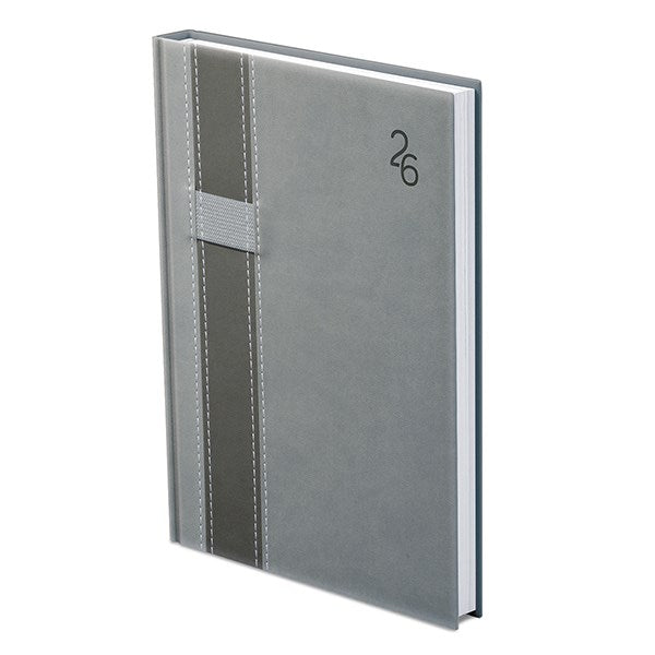 Határidőnapló TOPTIMER Vario V011 B/5 heti fehér lapos szürke-sötétszürke 2026. kép