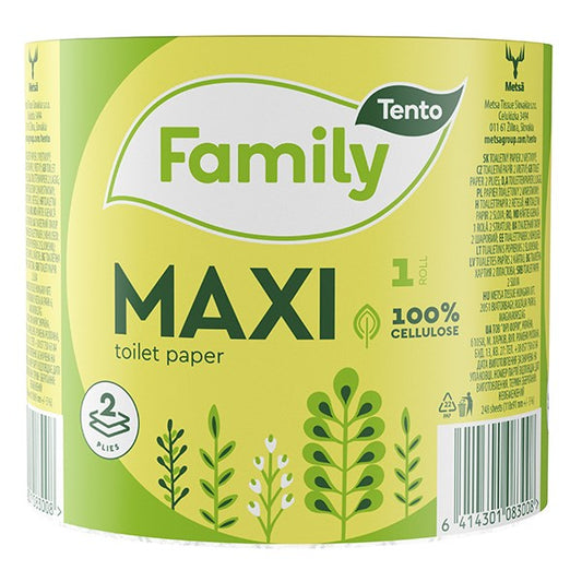 Toalettpapír TENTO Family maxi rec. 30 m 1 tekercses 2 rétegű kép