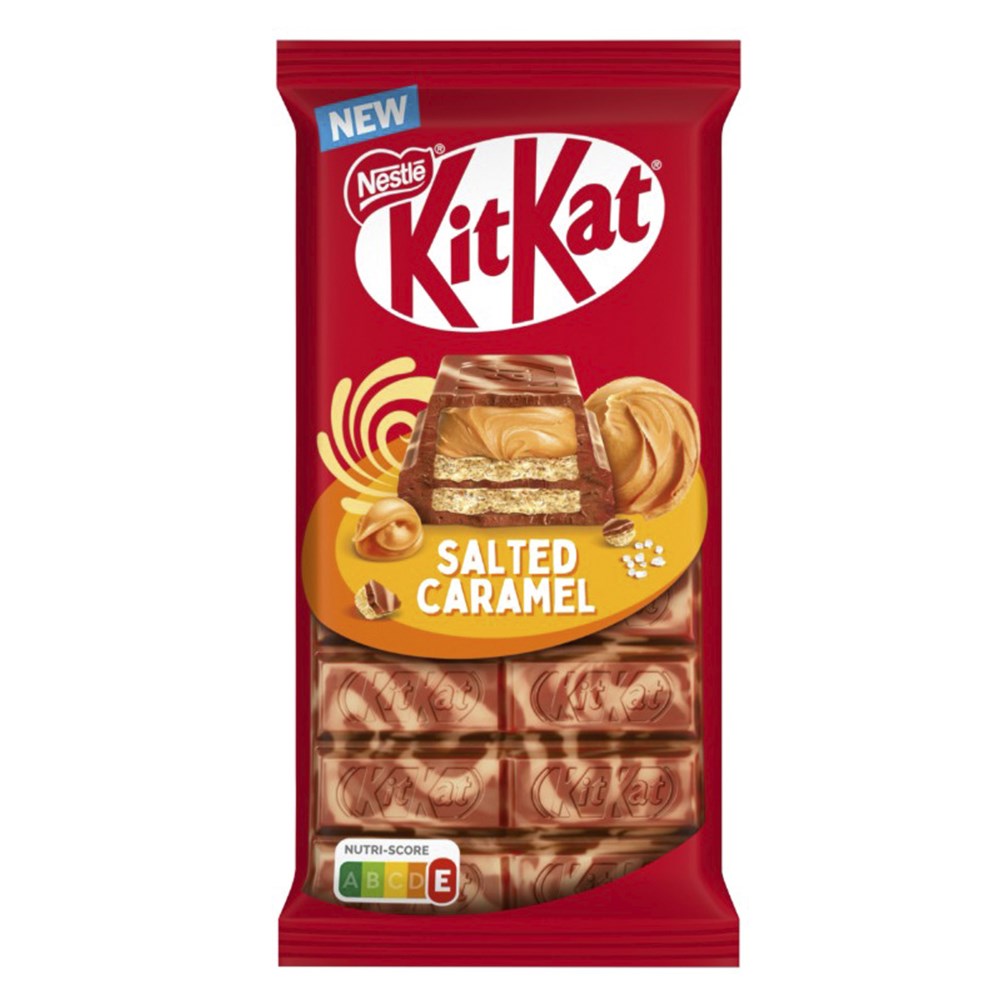 Csokoládé KITKAT sós karamellás 99 g kép