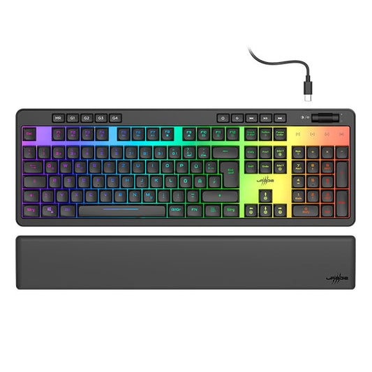 Billentyűzet vezetékes URAGE Exodus 515 Illuminated RGB fekete kép