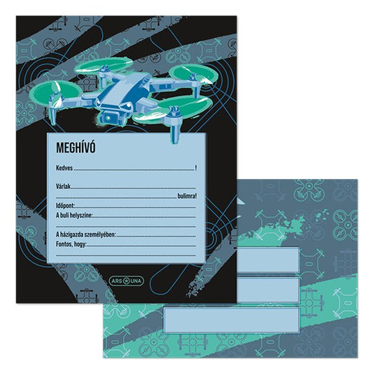 Partimeghívó ARS UNA 10 ív+10 db boríték Drone Pro kép