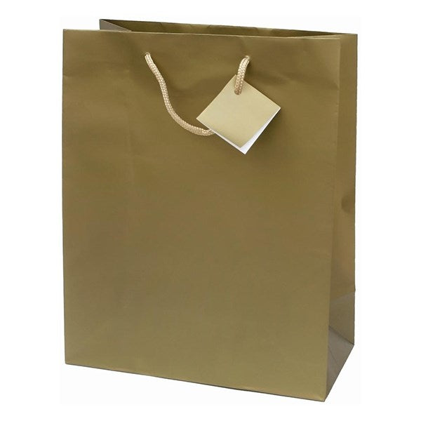 Dísztasak CREATIVE Special Simple L 26x32x12 cm egyszínű arany zsinórfüles kép