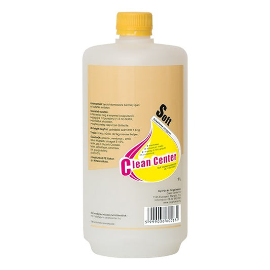 Folyékony szappan utántöltő CLEAN CENTER Kliniko-soft fertőtlenítő hatású 1L kép