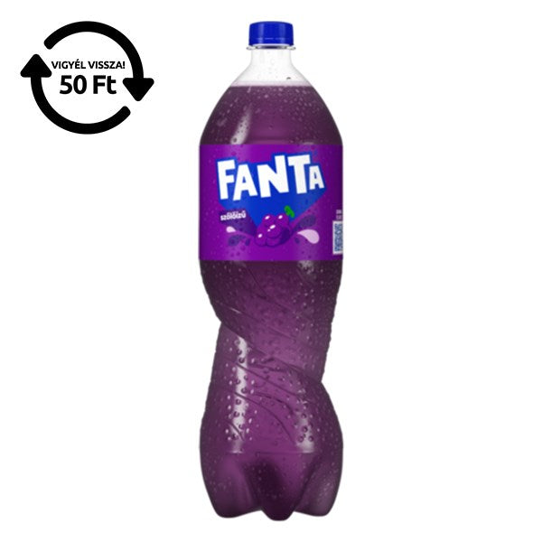 Üdítőital szénsavas FANTA Vörösszőlő 1,75L DRS kép