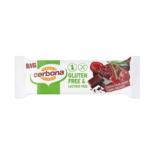 Müzliszelet CERBONA gluténmentes meggyes-csokoládés 35 g kép