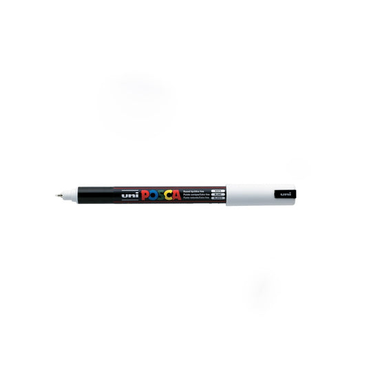 Dekormarker 0,7mm, Uni Posca PC-1MR fehér kép