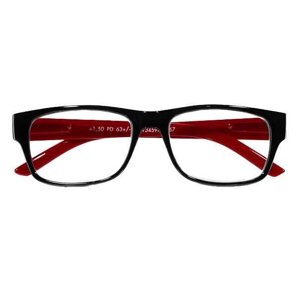 Olvasószemüveg műanyag HAMA +2,0 fekete-piros kép