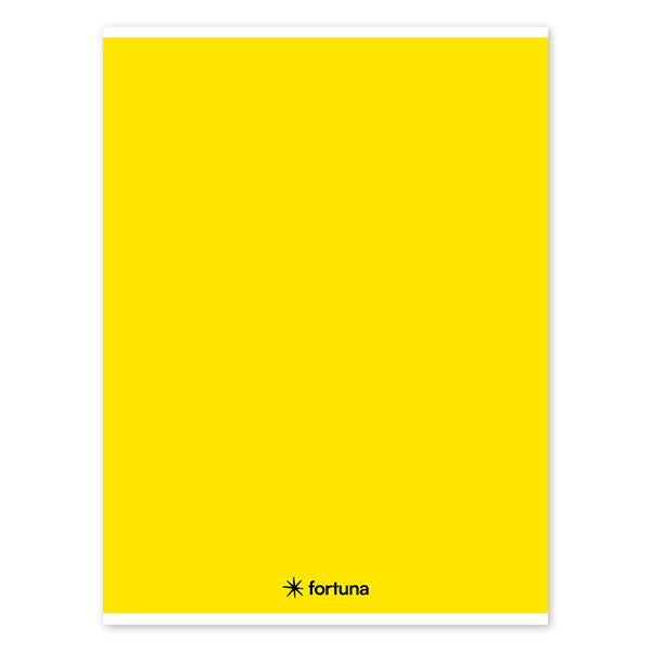 Füzet vonalas FORTUNA Monocolor A/4 32 lapos sárga kép