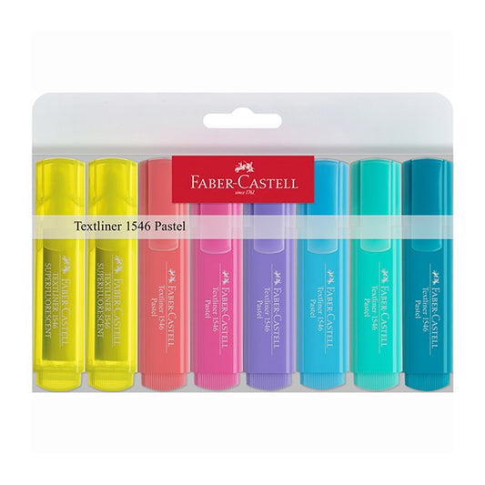 Szövegkiemelő FABER-CASTELL 1546 Pastel 1-5mm 8 darabos kép