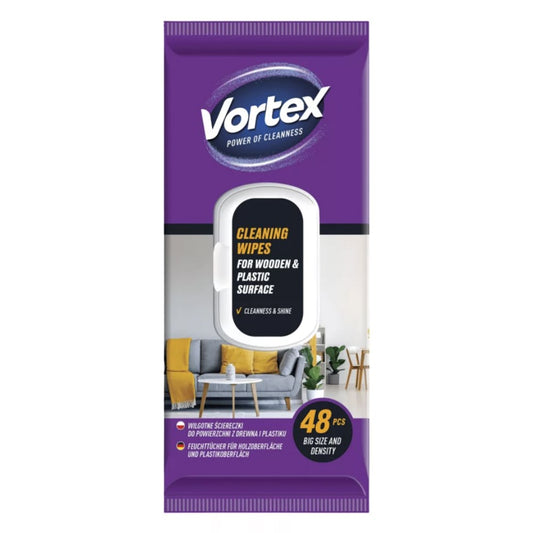 Bútorápoló törlőkendő VORTEX nedves 48 darabos kép