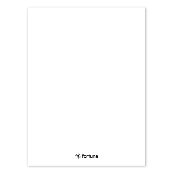 Füzet vonalas FORTUNA Monocolor A/4 32 lapos fehér kép