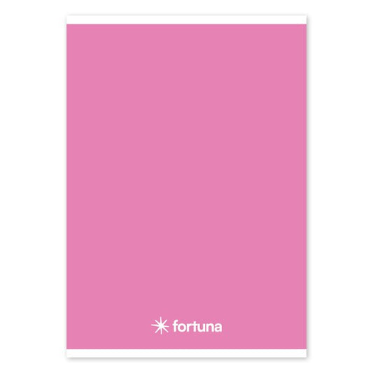 Füzet vonalas FORTUNA Monocolor A/5 32 lapos rózsaszín kép