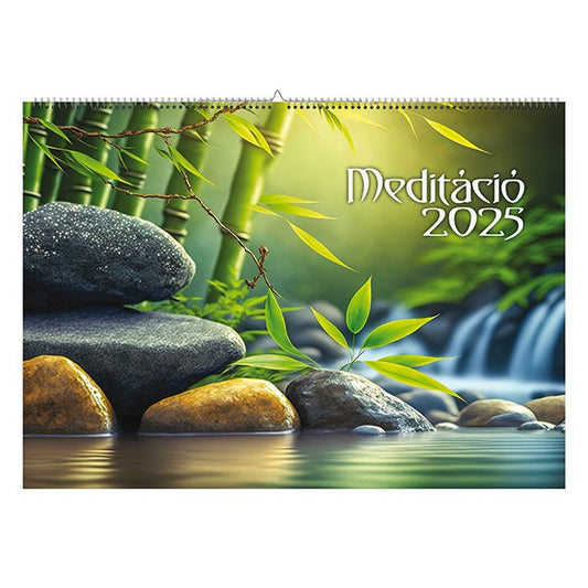 Falinaptár REALSYSTEM 460x320mm fekvő Meditáció 2026. kép