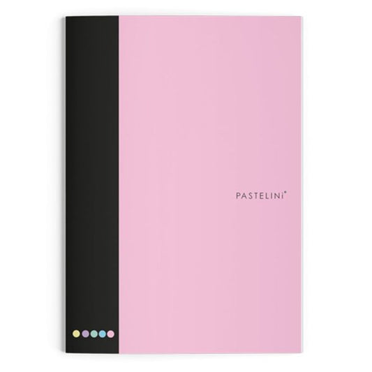 Füzet vonalas PASTELINI 444 A/4 40 lapos extra kapcsos pink kép