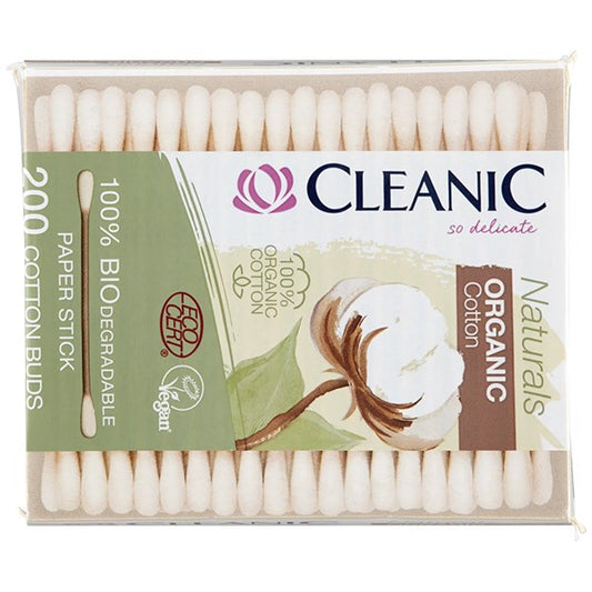 Fültisztító pálcika CLEANIC naturals organnic dobozos 200 darabos kép