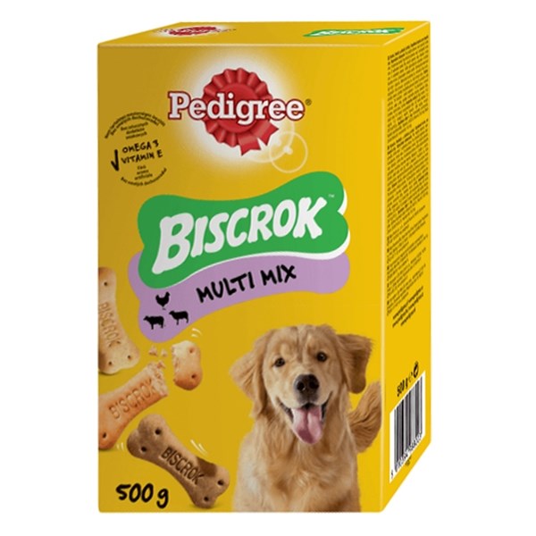 Állateledel jutalomfalat PEDIGREE Biscrok kutyáknak 500 g kép