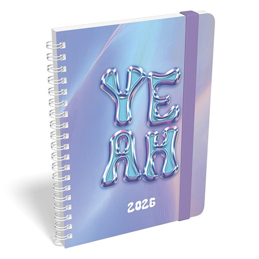 Határidőnapló LIZZY CARD B/6 heti spirálozott gumis Fun 2026. kép