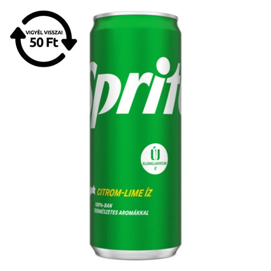 Üdítőital szénsavas SPRITE dobozos 0,33L DRS kép