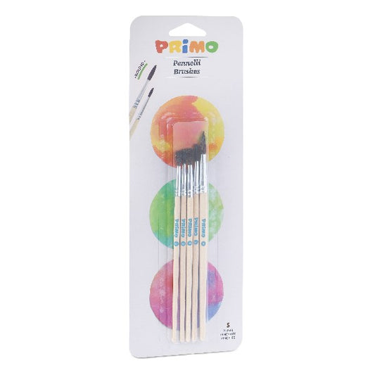 Ecset készlet PRIMO kerek (2,3,4,5,8) 5 darabos kép