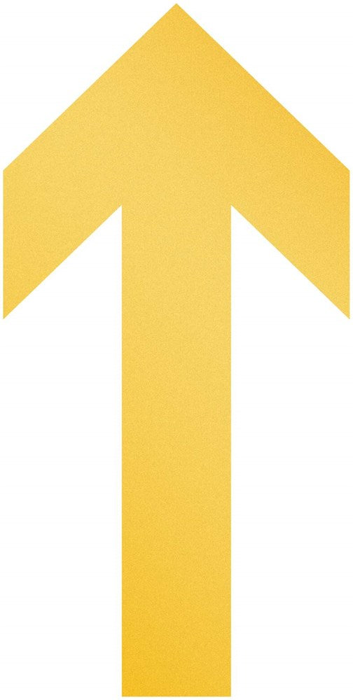 Padlójelölő nyíl alakzat DURABLE Duraline visszaszedhető 10x20 cm sárga kép