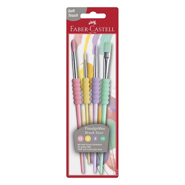 Ecset készlet FABER-CASTELL pasztell ( 4,8,10,12) kép