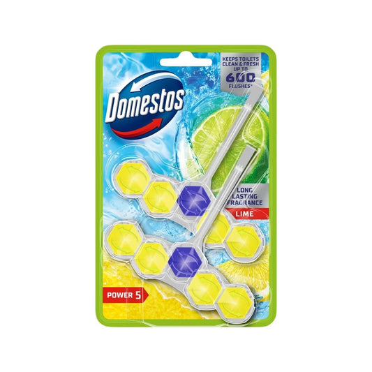 WC illatosító 2 x 50 g Power5 Domestos Lime kép