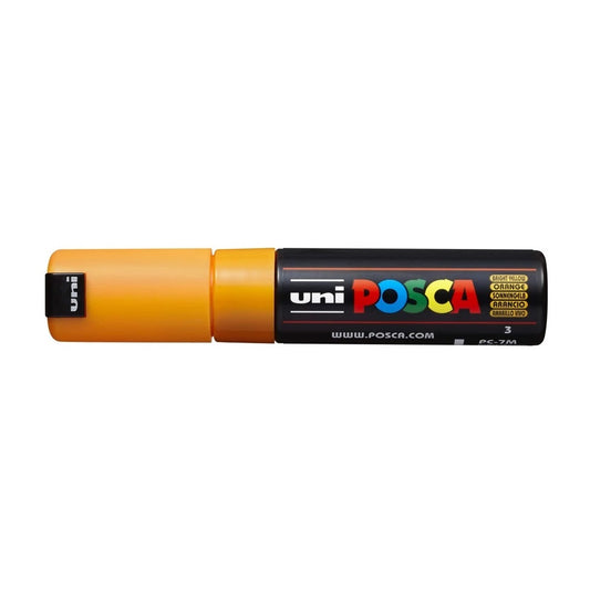 Dekormarker 4,5-5,5mm, Uni-Posca PC-7M ragyogó sárga kép