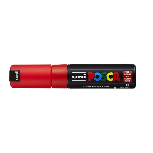 Dekormarker 4,5-5,5mm, Uni-Posca PC-7M piros kép