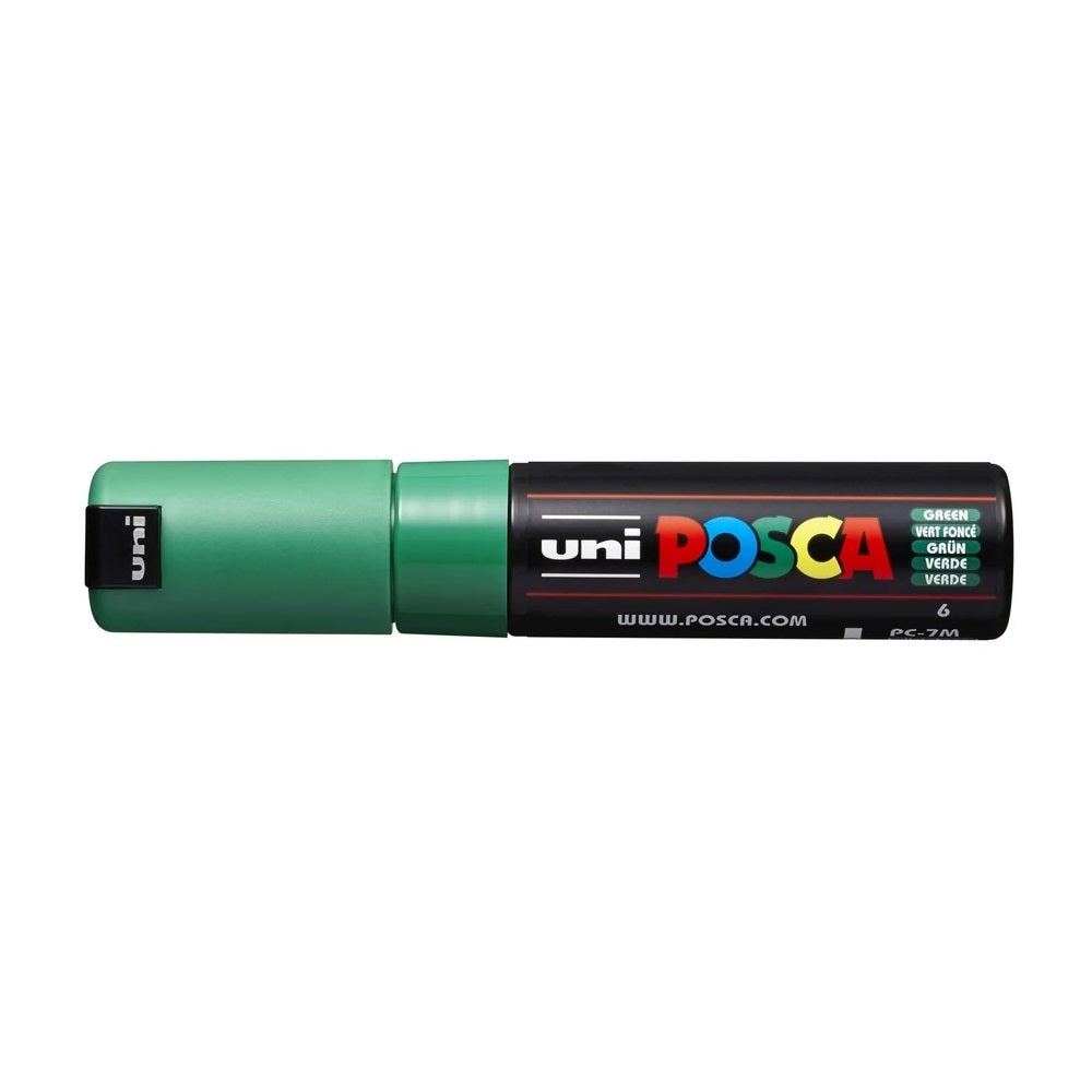 Dekormarker 4,5-5,5mm, Uni-Posca PC-7M zöld kép