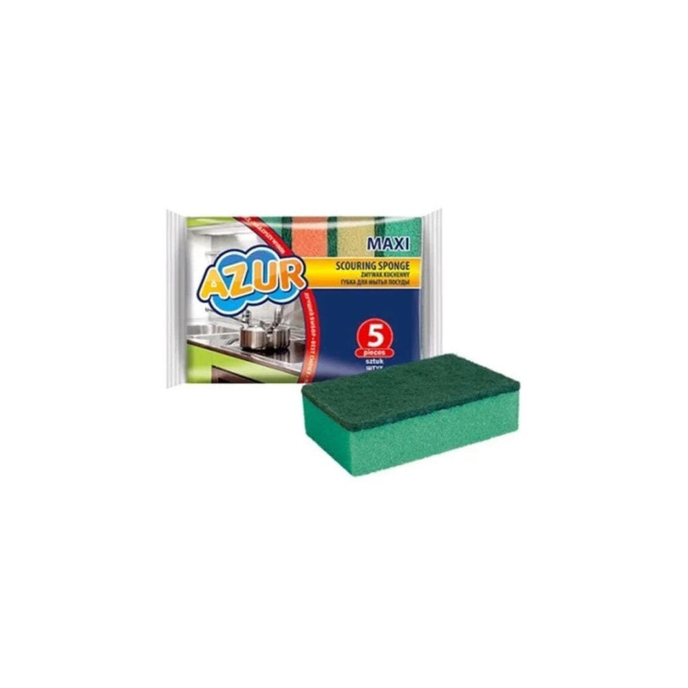 Mosogatószivacs 5 db/csomag Azur Maxi York_030170 kép