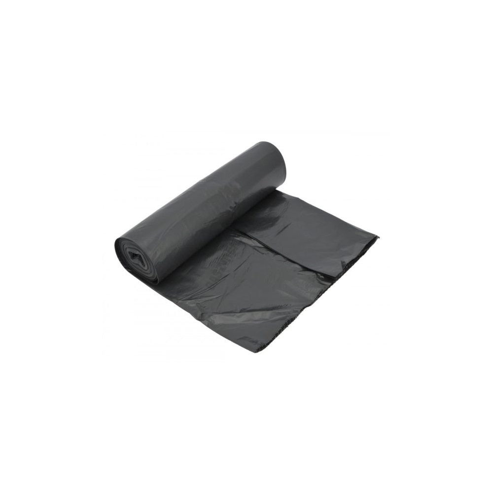 Szemeteszsák 30 liter 50 x 60 cm 20 mikron 20 db/tekercs fekete kép