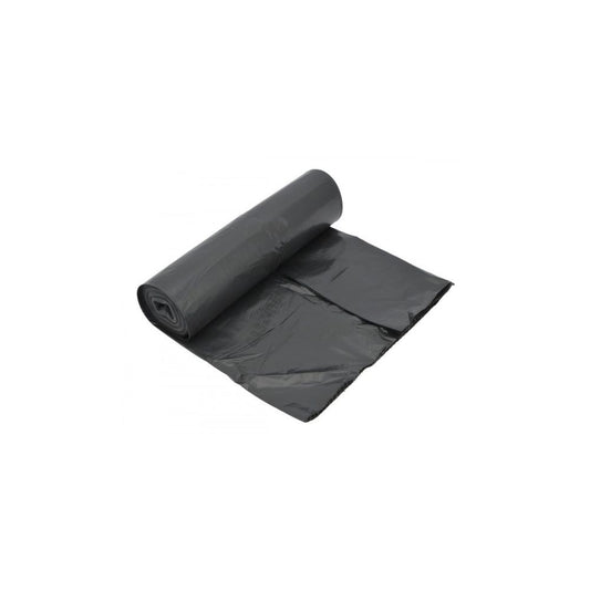 Szemeteszsák 30 liter 50 x 60 cm 20 mikron 20 db/tekercs fekete kép