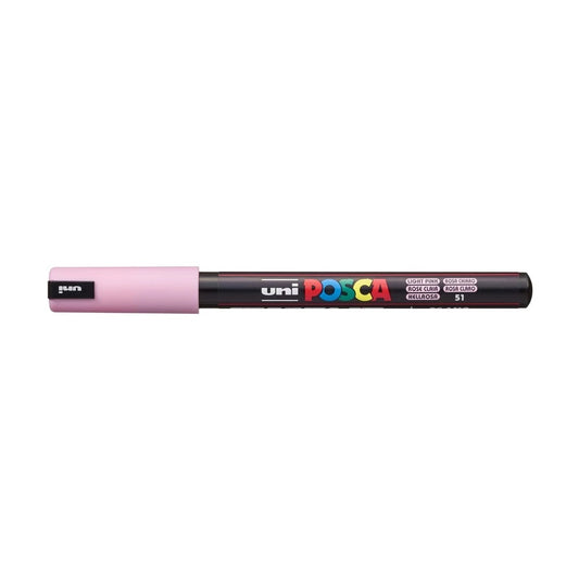 Dekormarker 0,7mm, Uni-Posca PC-1MR világos rózsaszín kép
